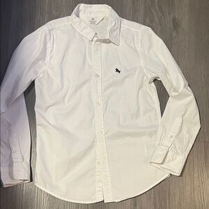 H&M Kids White Button-Down Shirt